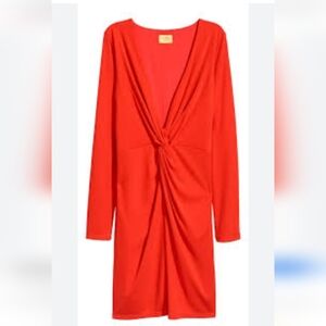 H&M |Fitted Dress Long Sleeve Short Sz M
